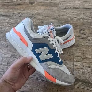 New Balance Kids' Blue and Gray Sneakers